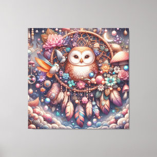 Lienzo Susurros del bosque encantado