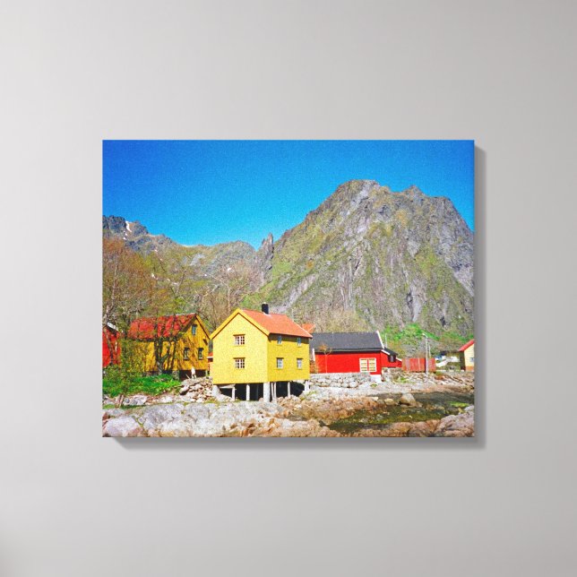 Lienzo Svolvaer (Noruega) (Anverso)