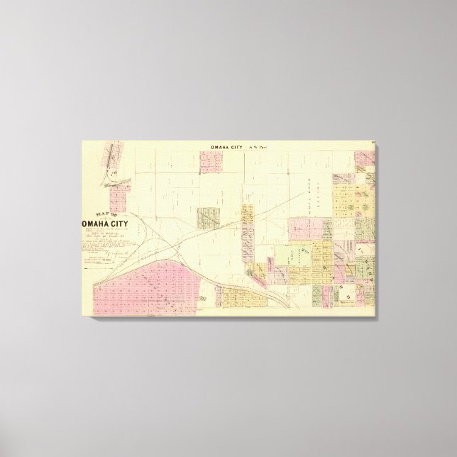 Lienzo SW Omaha, Nebraska (Anverso)