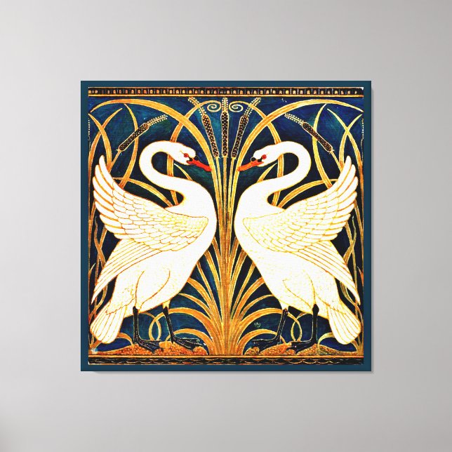 Lienzo Swan y Rush e Iris, (Anverso)