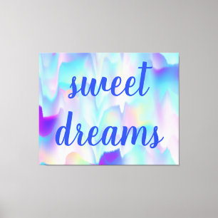 Lienzo Sweet Dreams Resumen las Luces del Norte