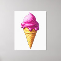 Sweet Swirl - Ice Cream Art Print