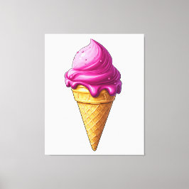 Lienzo Sweet Swirl - Ice Cream Art Print
