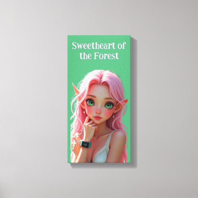 Lienzo Sweetheart Elfie (Anverso)