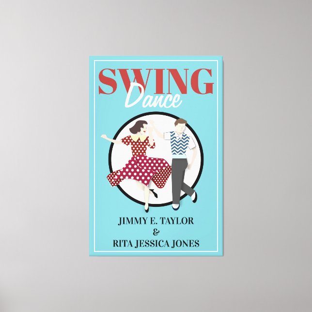 Lienzo Swing Dance (Anverso)