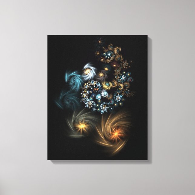 Lienzo Swirl Celestial (Anverso)