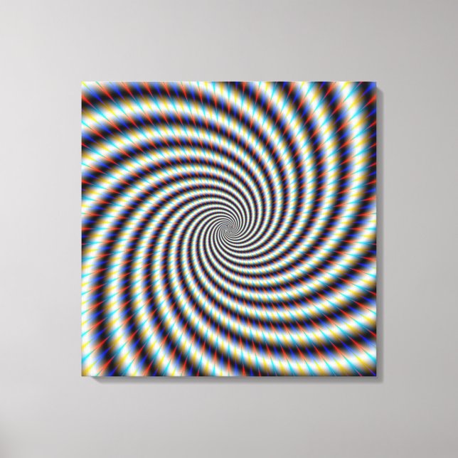 Lienzo Swirl Psychedelic (Anverso)