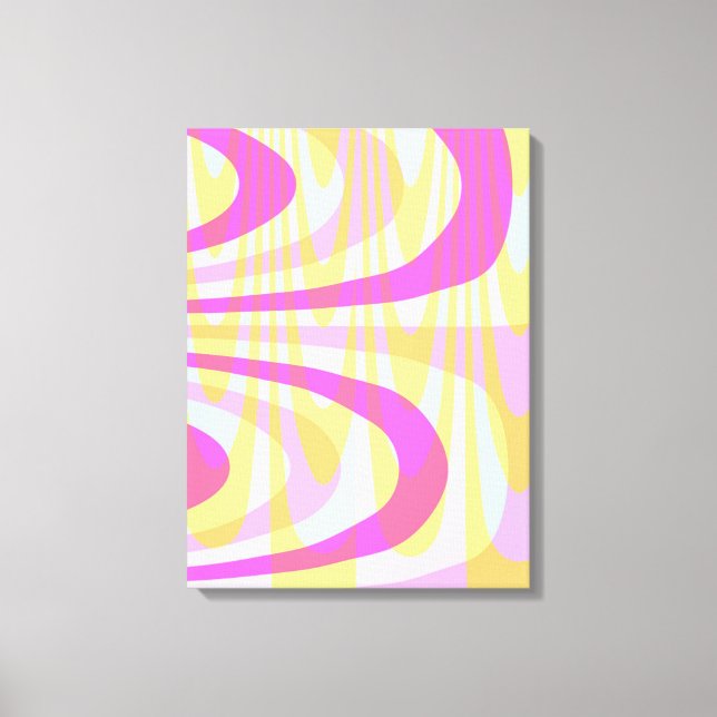 Lienzo Swirls de los años 70 (Anverso)