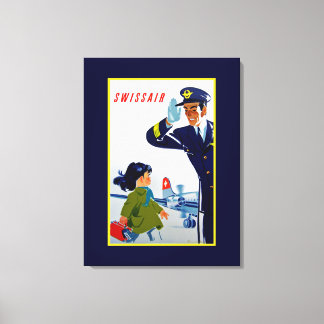 Lienzo Swissair Little Girl - L