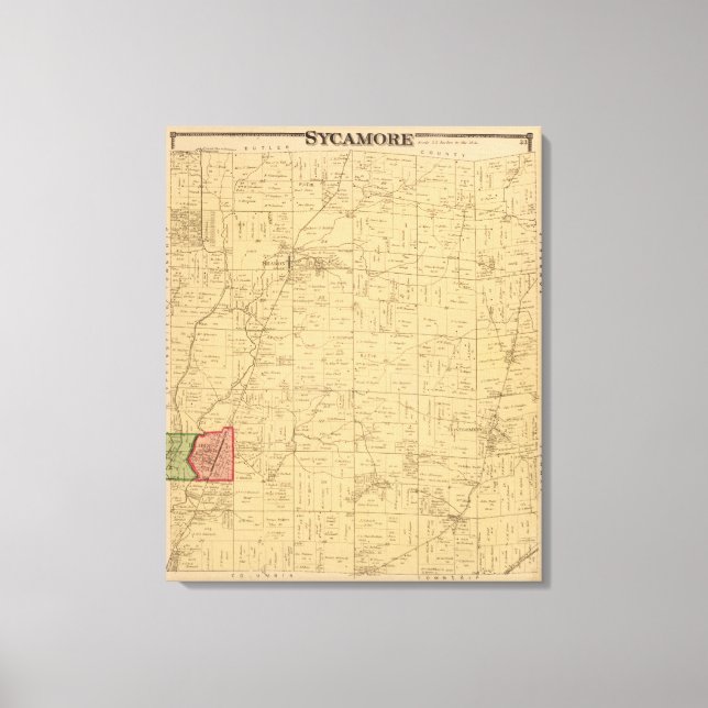 Lienzo Sycamore, Ohio (Anverso)