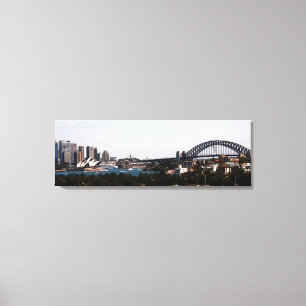Lienzo Sydney » Casa de la Ópera y Puente del Puerto sobr