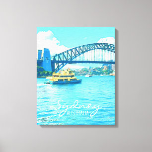 Lienzo Sydney Ferry Harbour Bridge