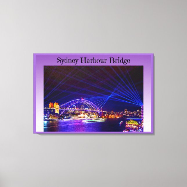 Lienzo Sydney Harbour Bridge (Anverso)