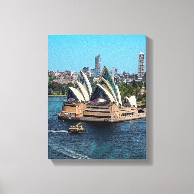 Lienzo Sydney - OPERA HOUSE - panorama (Anverso)
