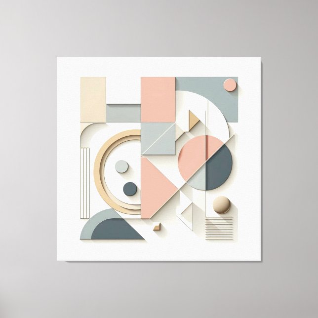 Lienzo Symmetric Shape Ensemble (Anverso)