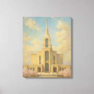 Lienzo Syracuse Utah Temple Painting™ LDS Wall Art Canvas
