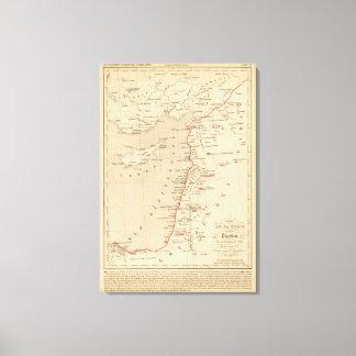 Lienzo Syrie et de la Palestine, 624 ans apres JC