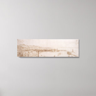 Lienzo T31454 una vista panorámica de Livorno (pluma y