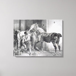 Lienzo T34894 el herrador inglés, 1822 (litho)