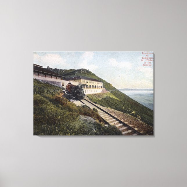 Lienzo Taberna de Tamalpais Vista del Monte Diablo (Anverso)