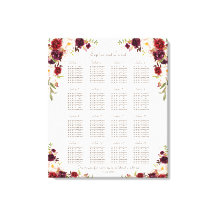 Tabla de asientos de Boda floral de azafrán rosa d