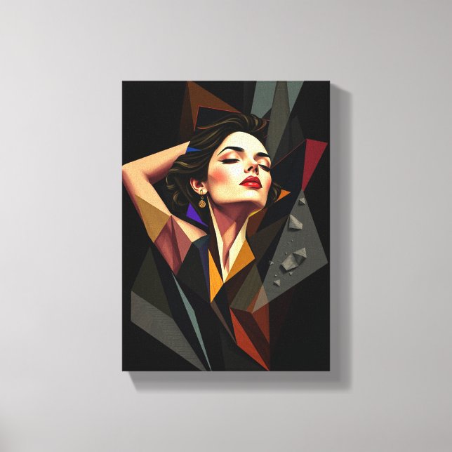 Lienzo Tableau Déco ( Art Abstrait exprimant La Liberté ) (Anverso)