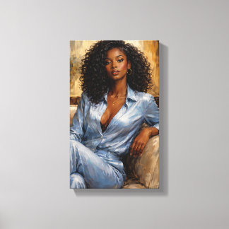 Lienzo Tableau Déco ( Blue Beauty ) Art Déco