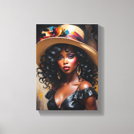 Lienzo Tableau Déco (The Grace) Portrait D'Une Diva 