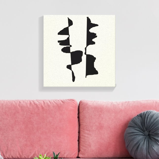Lienzo Tableau Toile Tendue - Abstrait Dual Face (Insitu (Sala de estar))