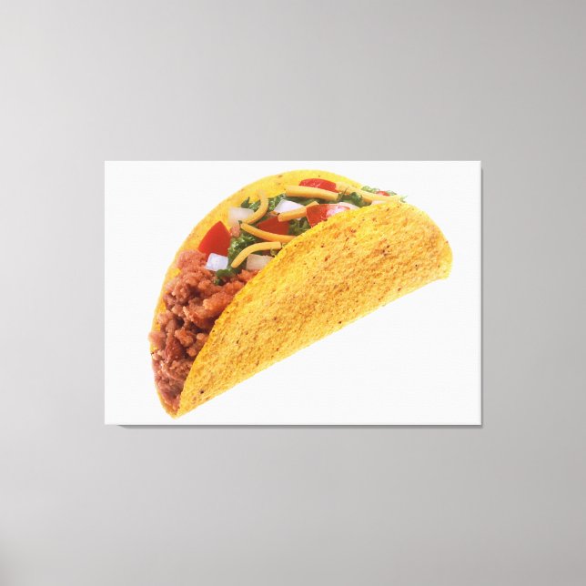 Lienzo Taco de Shell duro (Anverso)