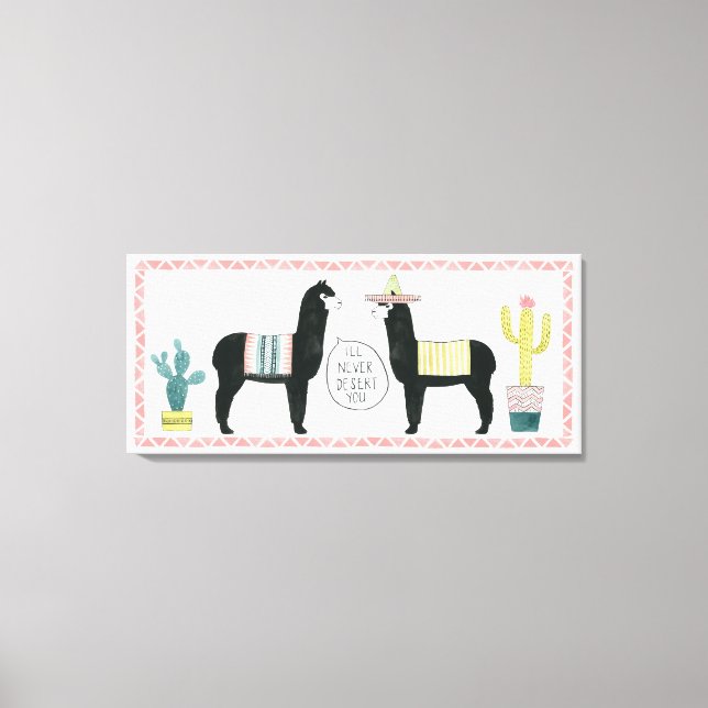 Lienzo Taco sobre esto | Nunca te voy a desolar (Anverso)