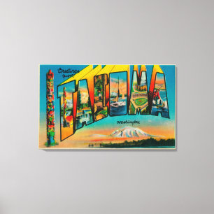 Lienzo Tacoma, Washington - escenas grandes de la letra