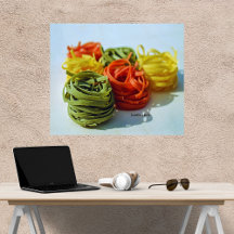 Tagliatelle Pasta Food Art Streaming Imprimir