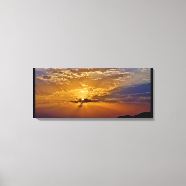 Lienzo Taif Sunset (Anverso)