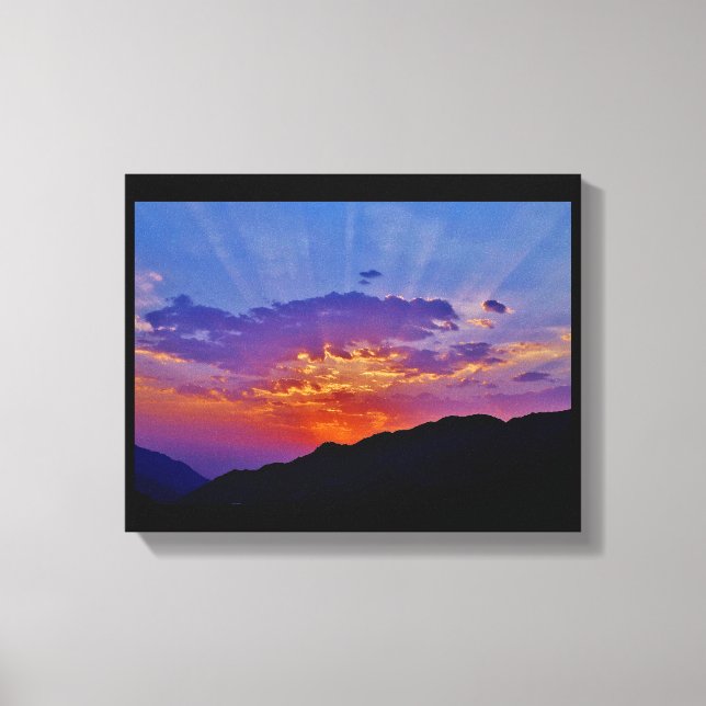 Lienzo Taif Sunset (Anverso)