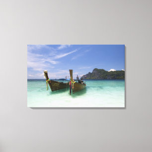 Lienzo Tailandia, isla Phi Phi Don, playa Yong Kasem,