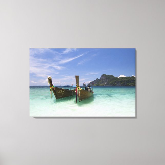 Lienzo Tailandia, Phi Phi Don Island, playa Yong Kasem, (Anverso)