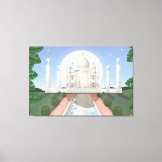 Lienzo Taj Mahal