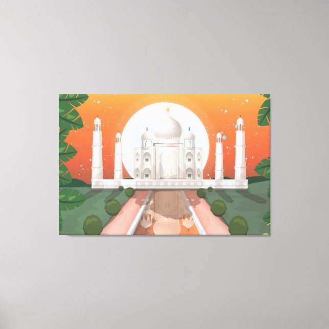 Lienzo Taj Mahal (Anverso)