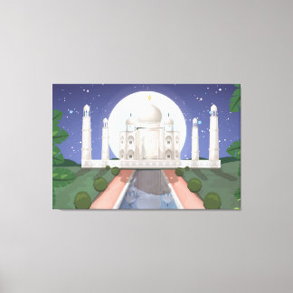 Lienzo Taj Mahal