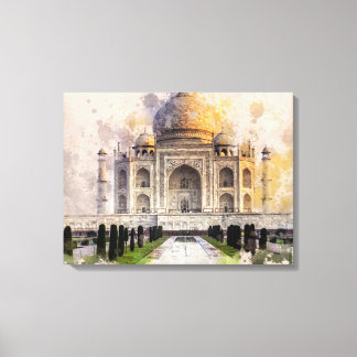 Lienzo Taj Mahal construido por amor