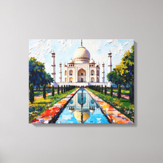 Lienzo Taj Mahal India Premium Canvas Wall Art