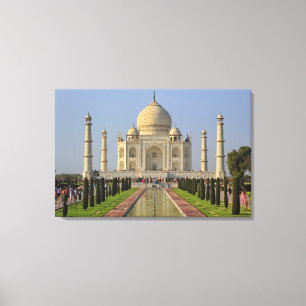 Lienzo Taj Mahal, un mausoleo ubicado en Agra, India, 2