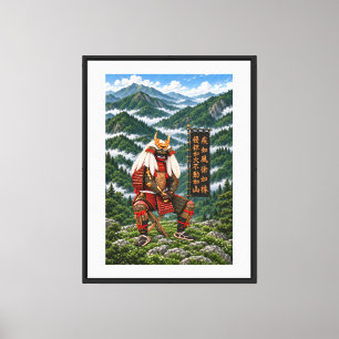Lienzo Takeda Shingen Deep Green 18x24 0,75 pulgadas Marc