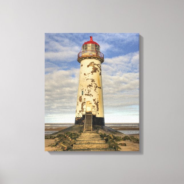Lienzo Talacre El punto de Ayr Lighthouse Canvas (Anverso)