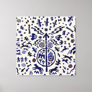 Lienzo Talismán de ritual de chamán vikingo