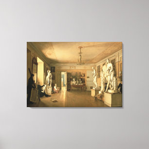 Lienzo Taller del artista Alexey Venetsianov 1827