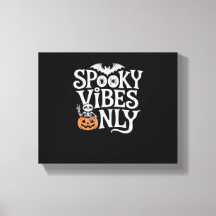 Lienzo Tan sólo la eslora de Halloween sobredimensionada