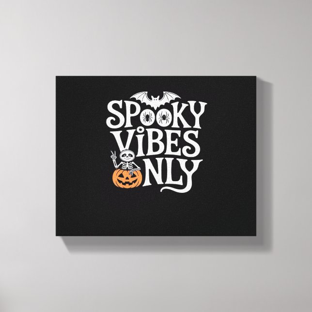 Lienzo Tan sólo la eslora de Halloween sobredimensionada  (Anverso)