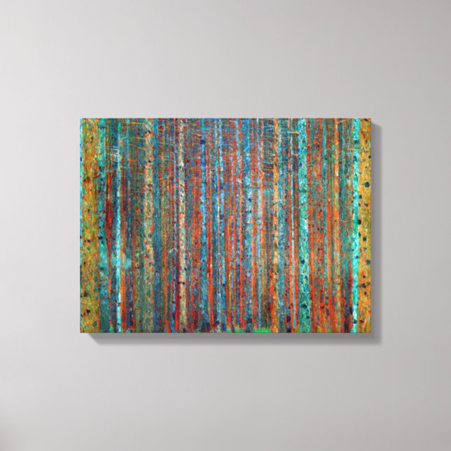 Lienzo Tannenwald Gustav Klimt (Anverso)